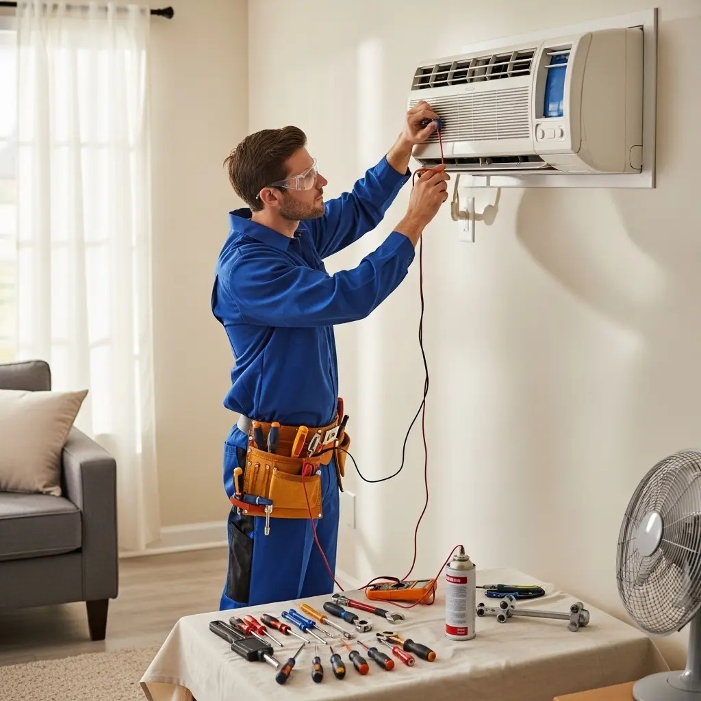 Sincan Eminçelik Eminçelik klima gaz dolumu ve bakım – Enerji verimliliği artırıldı. - Teknik servis örneği
